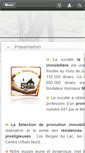 Mobile Screenshot of laselection-immobiliere.com